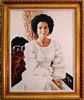Former First Lady of Texas Painting