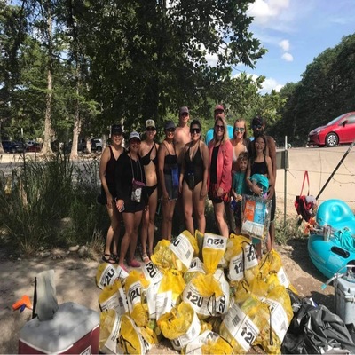 Uvalde River Clean Up collection pic 2021